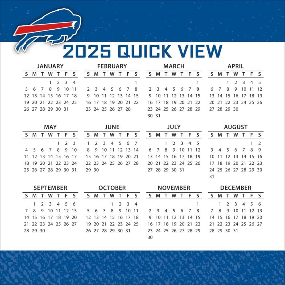 Buffalo Bills Schedule 2025-26 Printable Buffalo Bills Schedule 2025-26 Printable