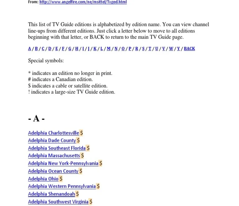 TV Guide Editions PDF Hbos Television Network