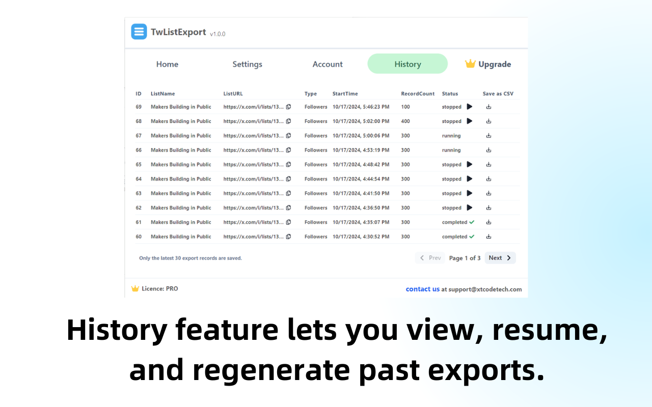 TwListExport Export Twitter X List Followers And Members 