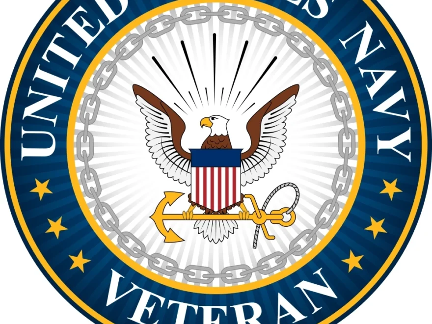 United States Navy Veteran Seal Royalty Free Vector Image