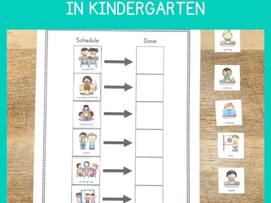 Using Individual Visual Schedules In Kindergarten Teaching