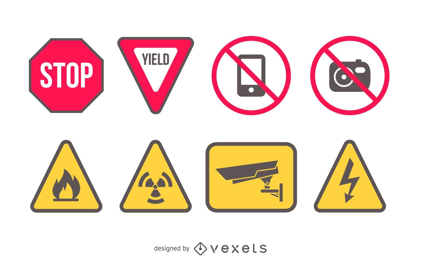 Vector Printable Warning Signs Vector Download Vector Printable Warning Signs Vector Download