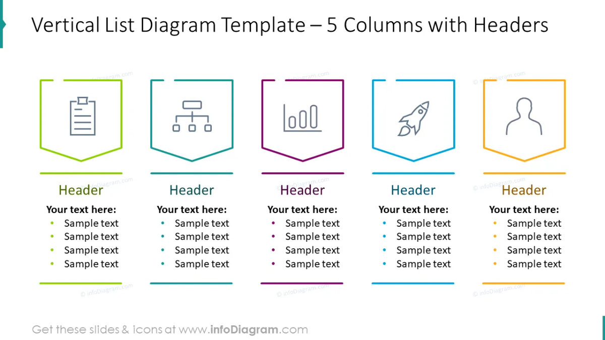 Printable 5 Column List