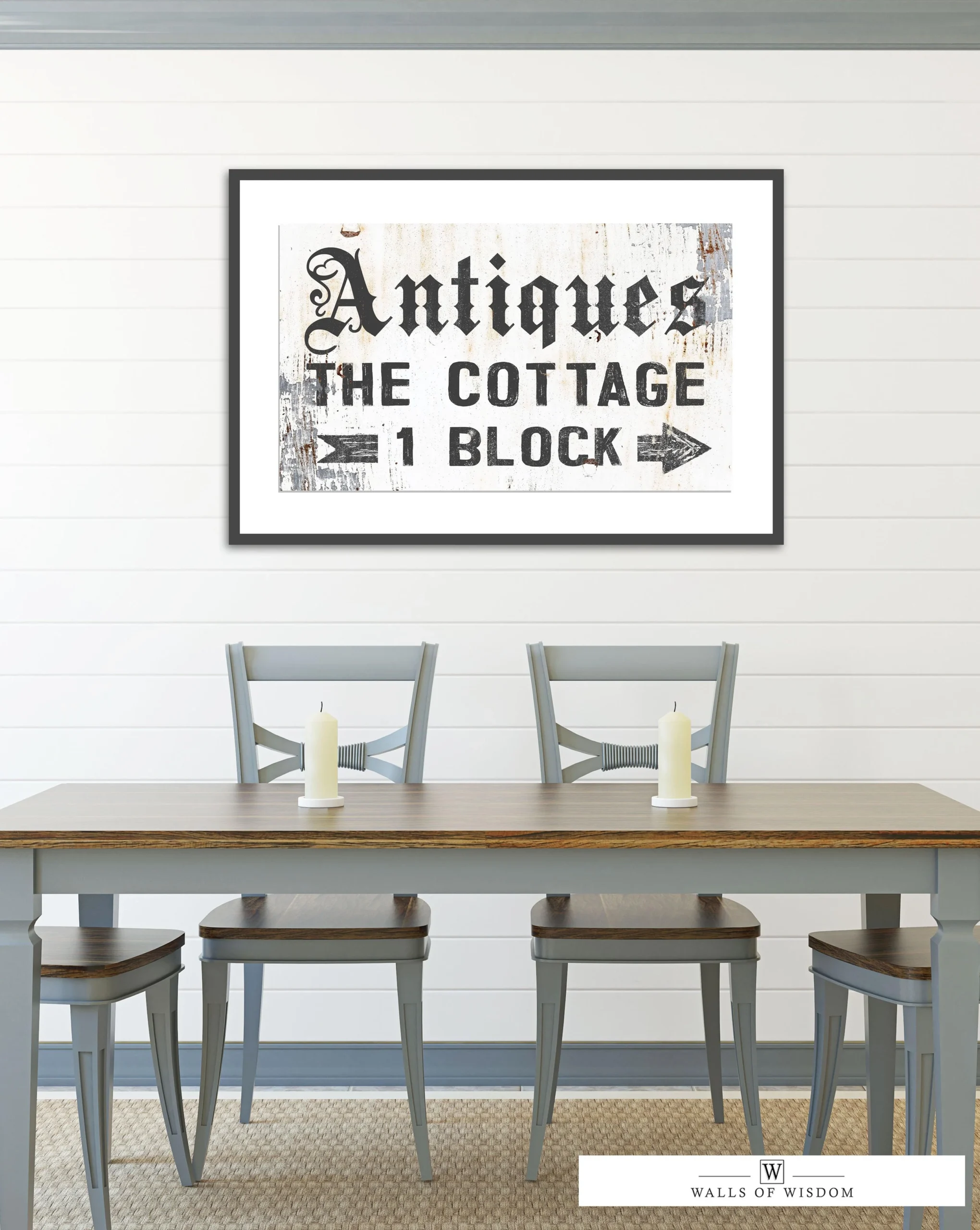 Printable Cottage Sign Frames