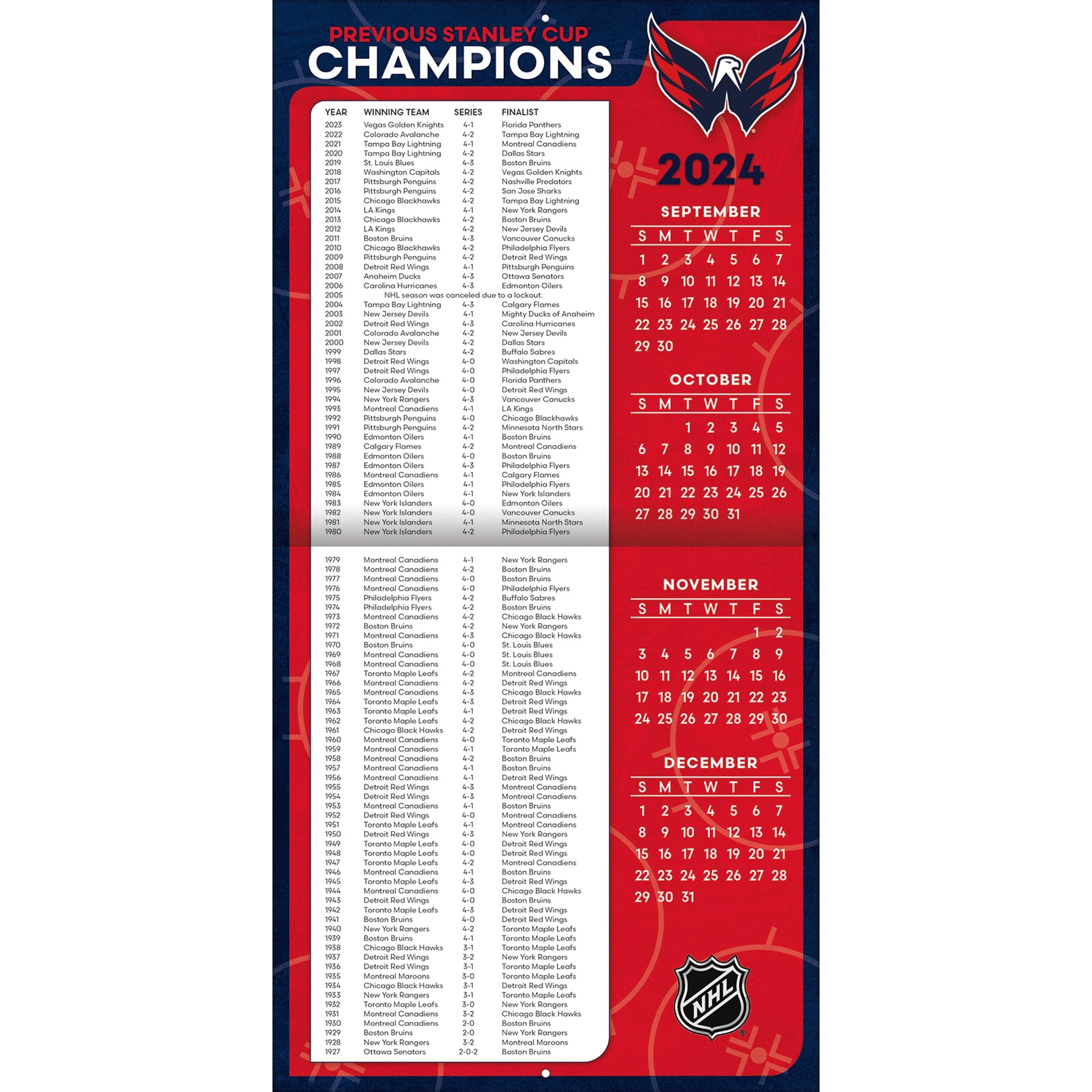 Washington Capitals Schedule Printable Calendar Washington Capitals Schedule Printable Calendar