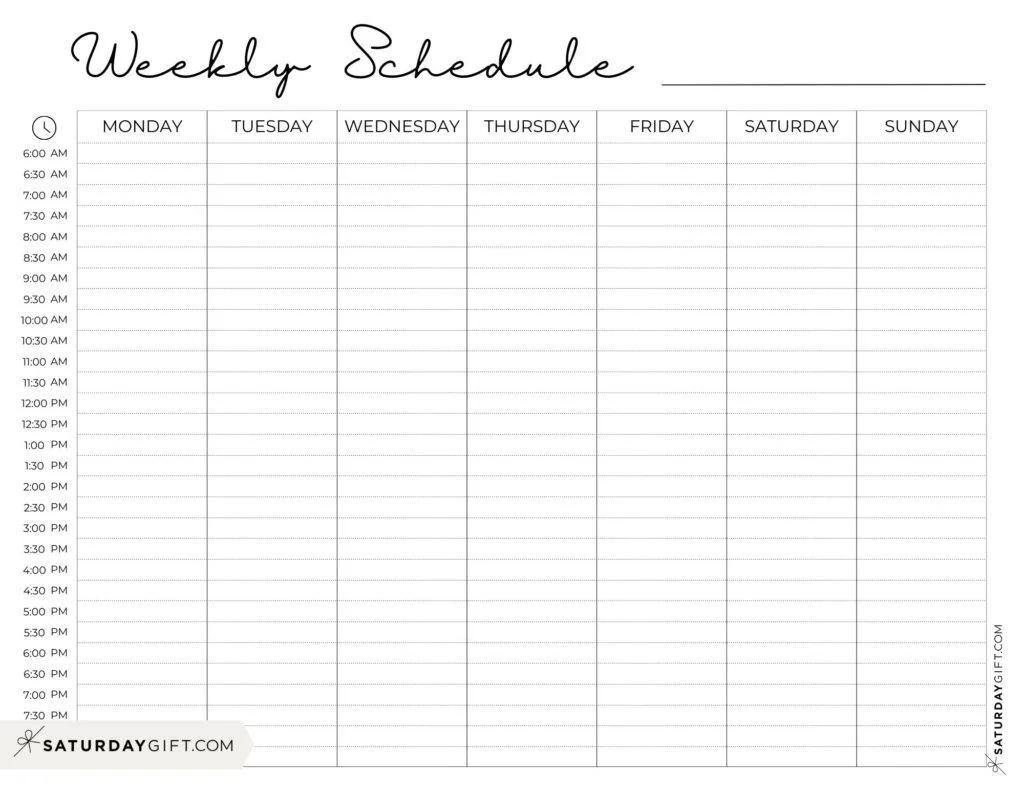 Weekly Planner Printable 39 Cute Free Weekly Calendar Templates Weekly Planner Printable 39 Cute Free Weekly Calendar Templates
