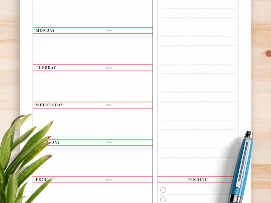 Weekly Planner With Priorities Stay Focused amp Organized