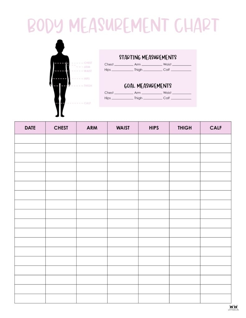 Weight Loss Measurement Gym Measurement Chart Body Measurement Weight Loss Measurement Gym Measurement Chart Body Measurement