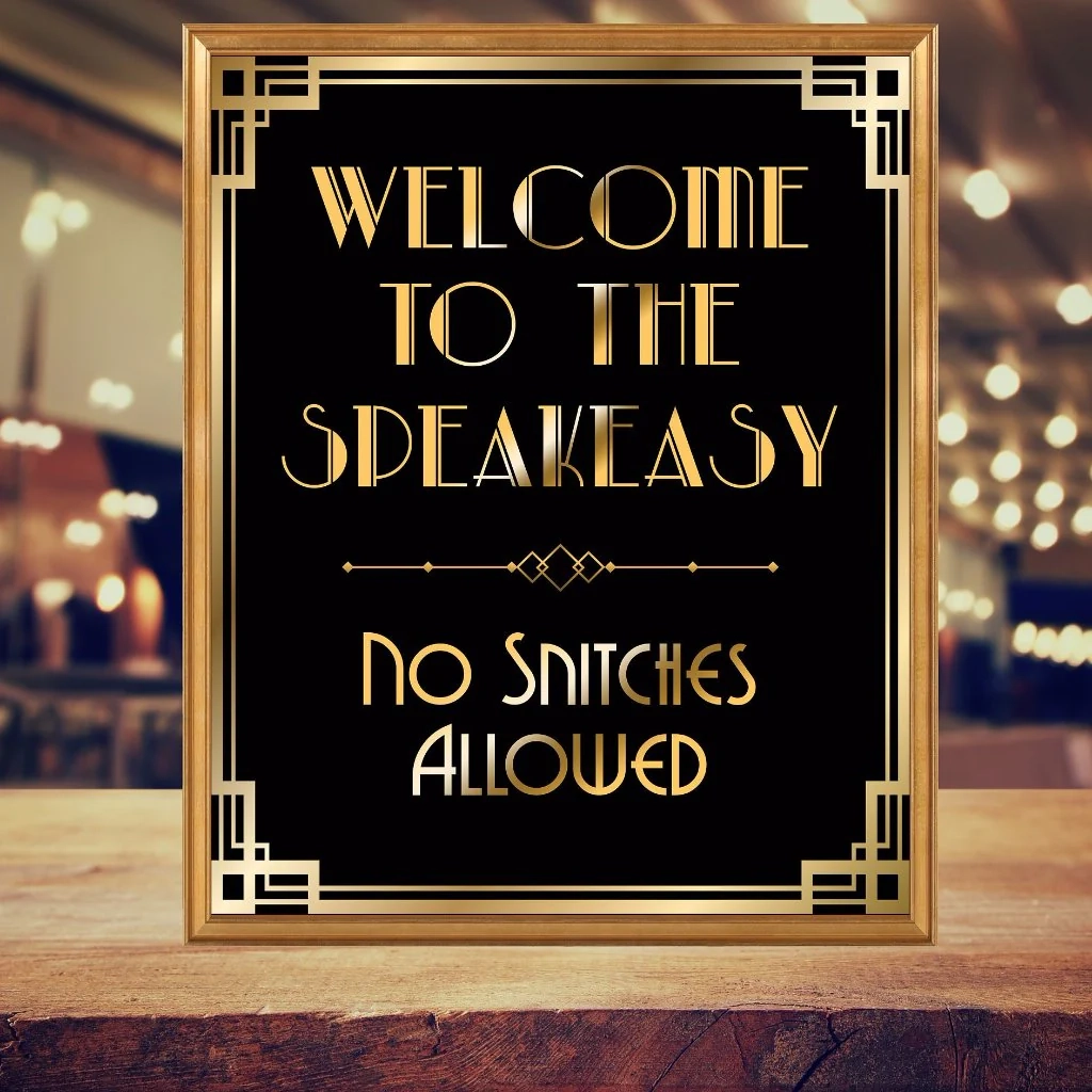 Free Printable Speakeasy Signs Free Printable Speakeasy Signs