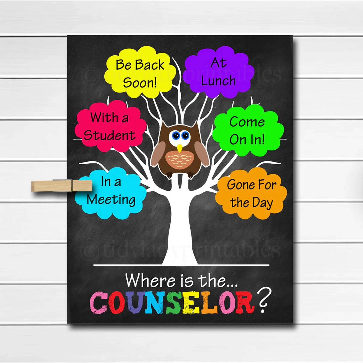 Where Is The Counselor Door Sign TidyLady Printables Where Is The Counselor Door Sign TidyLady Printables