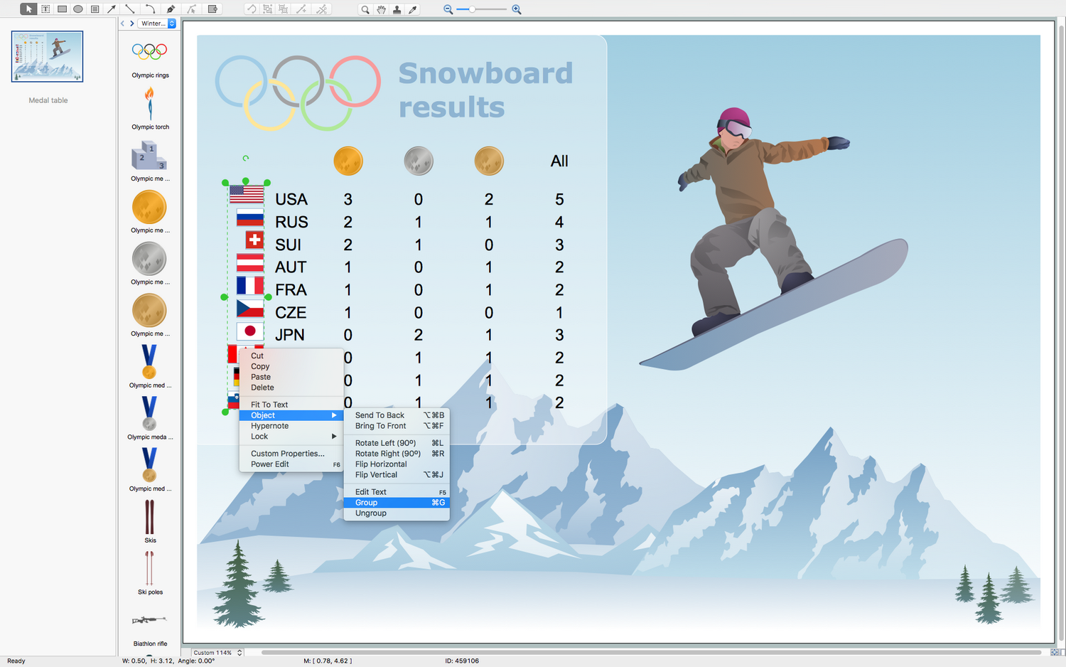 Printable Winter Olympics Snowboard Schedule