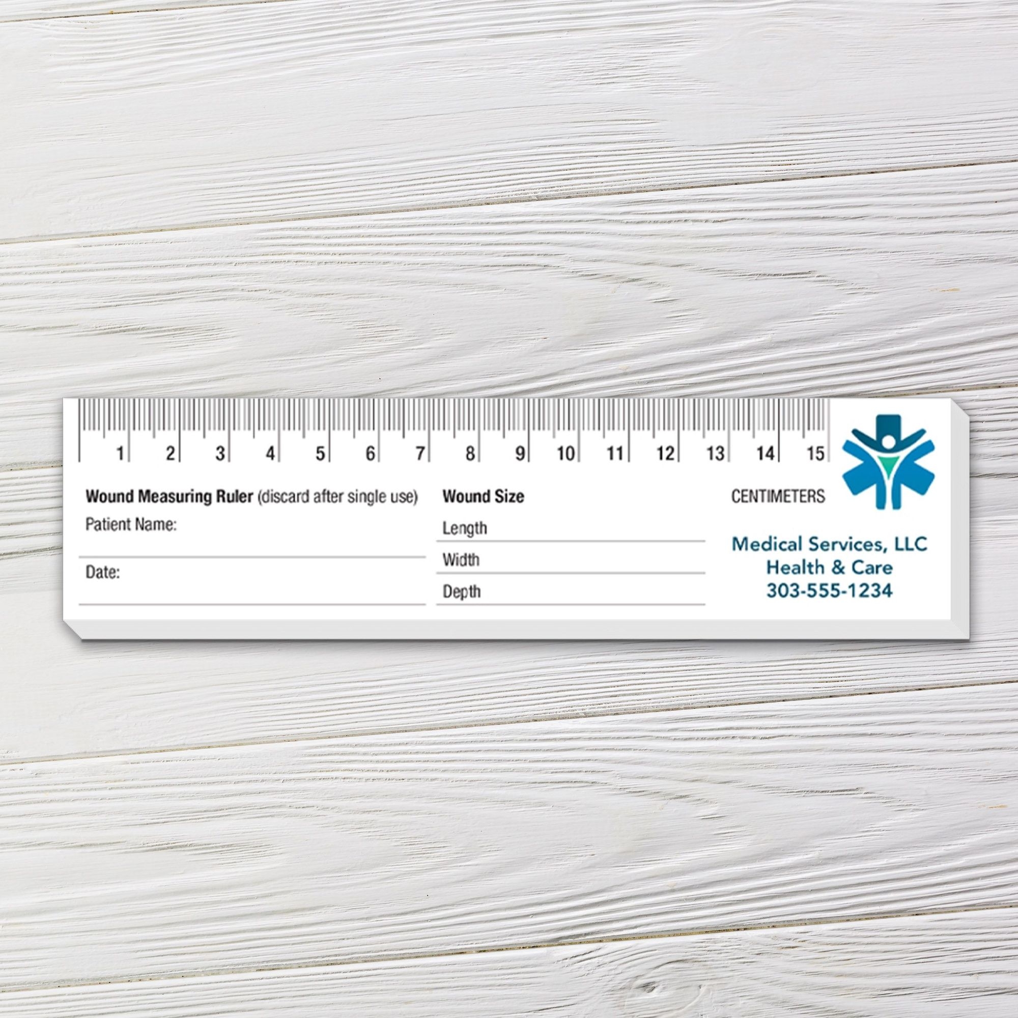 Wound Measuring Ruler Notepads Captain Notepad Wound Measuring Ruler Notepads Captain Notepad