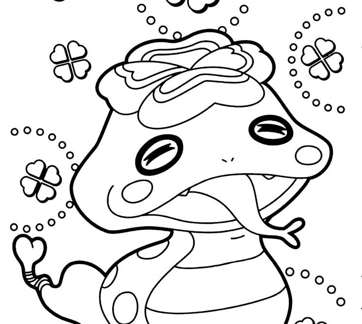 Yo Kai Watch Coloring Pages To Print