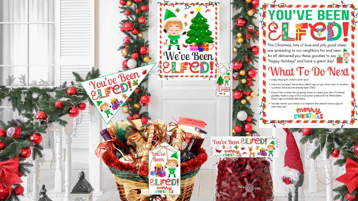 Printable Christmas Signs Elf Printable Christmas Signs Elf
